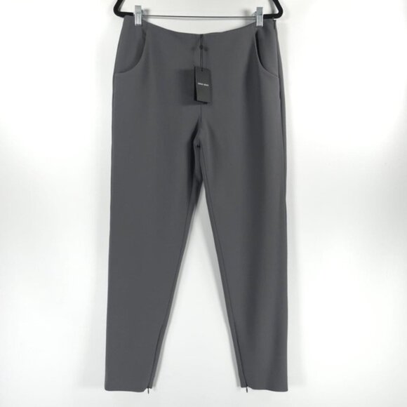 NWT GIORGIO ARMANI‎ MADE IN ITALY 🇮🇹 VIRGIN WOOL Trousers Pockets Zip Hem 44 - Picture 2 of 15